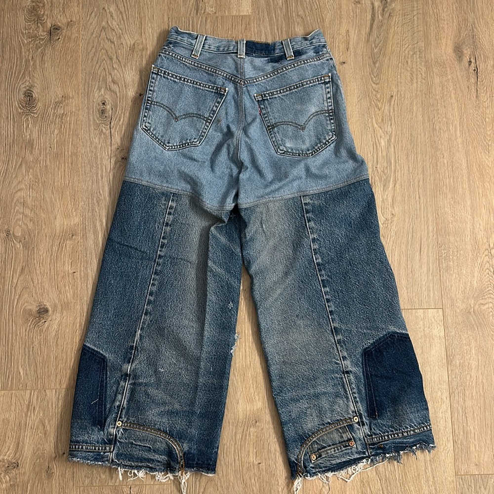 Vintage Hand Made Patchwork Levi’s - image 5